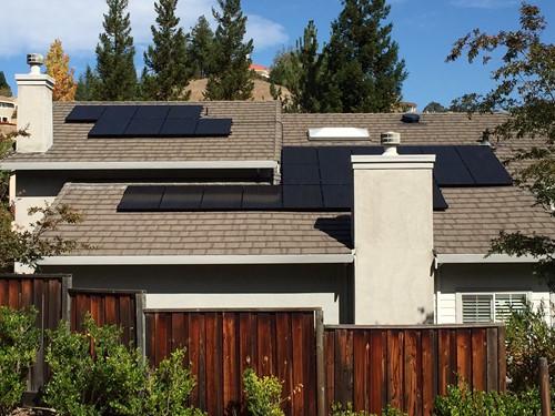 Residential Sheet Metal & HVAC Solar Panels on Home